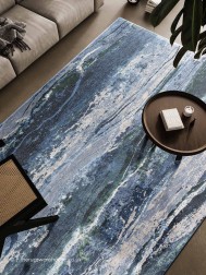 Lydia Blue Rug - Thumbnail - 3