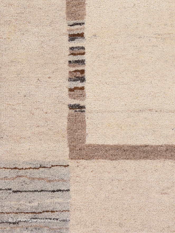 Logan Ivory Beige Rug - 3