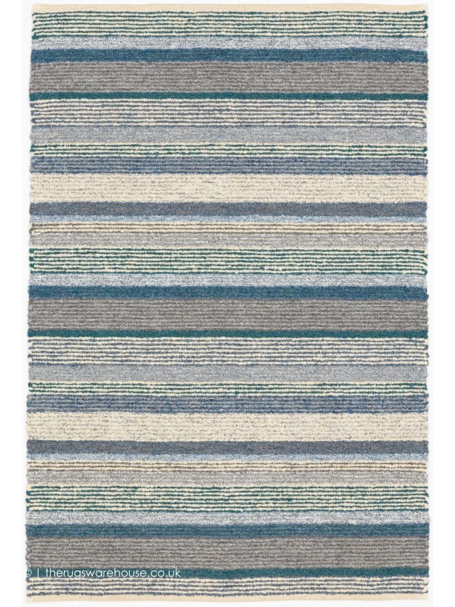 Novel Blue Mix Rug - 2