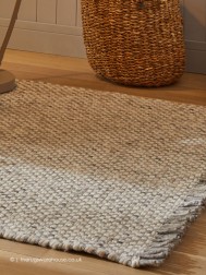 Panama Grey Cream Rug - Thumbnail - 3