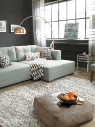 Avlu Diamond Grey Rug - Thumbnail - 5