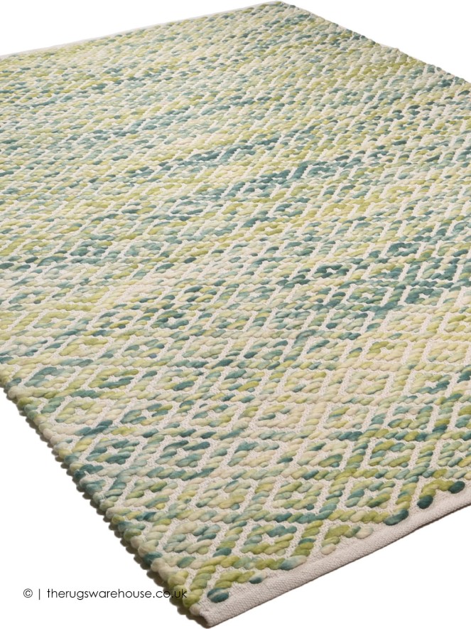 Avlu Diamond Green Rug - 9