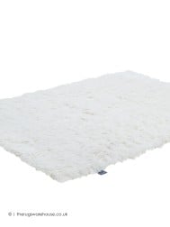 Flokati Fluffy White Rug - Thumbnail - 5