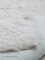 Flokati Fluffy White Rug - Thumbnail - 3