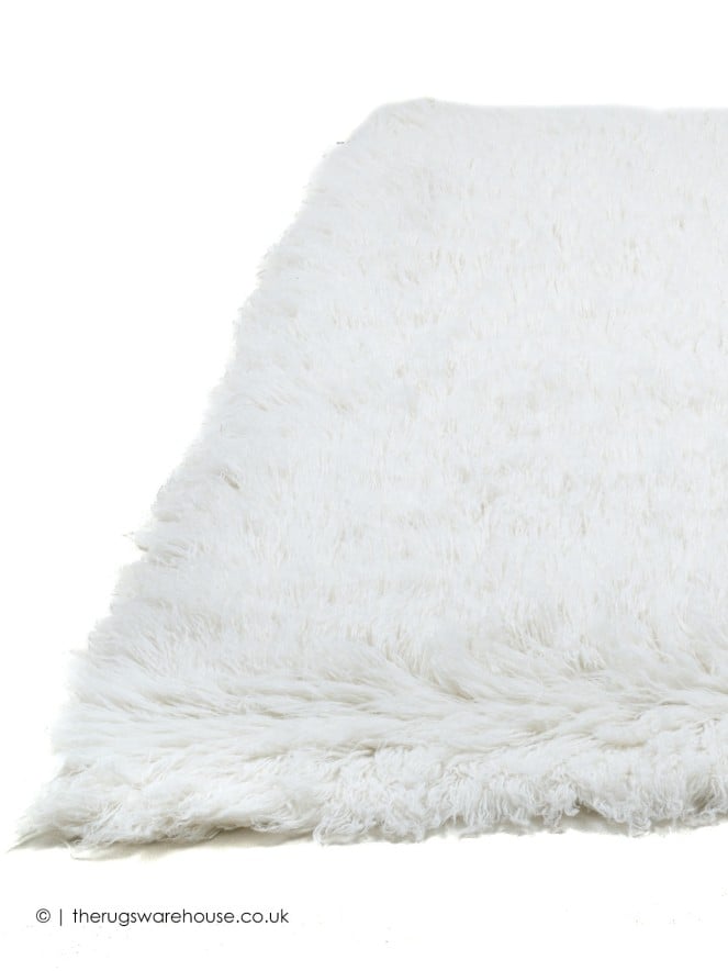 Flokati Fluffy White Rug - 6