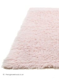 Flokati Fluffy Rose Rug - Thumbnail - 7