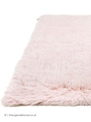 Flokati Fluffy Rose Rug - Thumbnail - 8