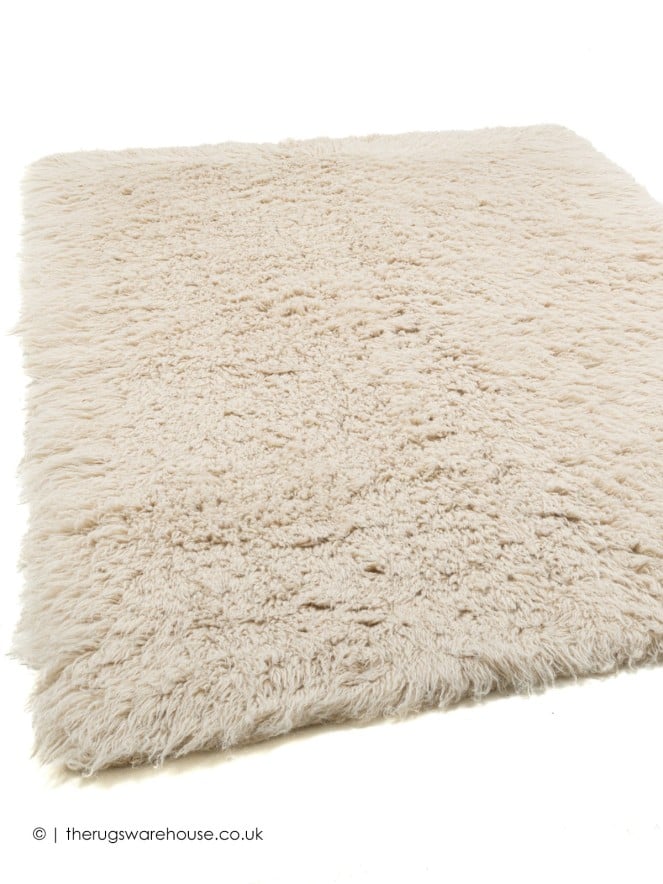 Flokati Fluffy Beige Rug - 2