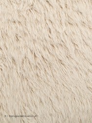 Flokati Fluffy Beige Rug - Thumbnail - 4