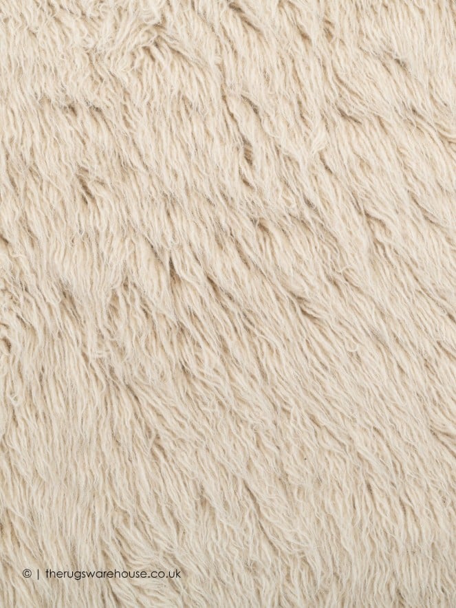 Flokati Fluffy Beige Rug - 4