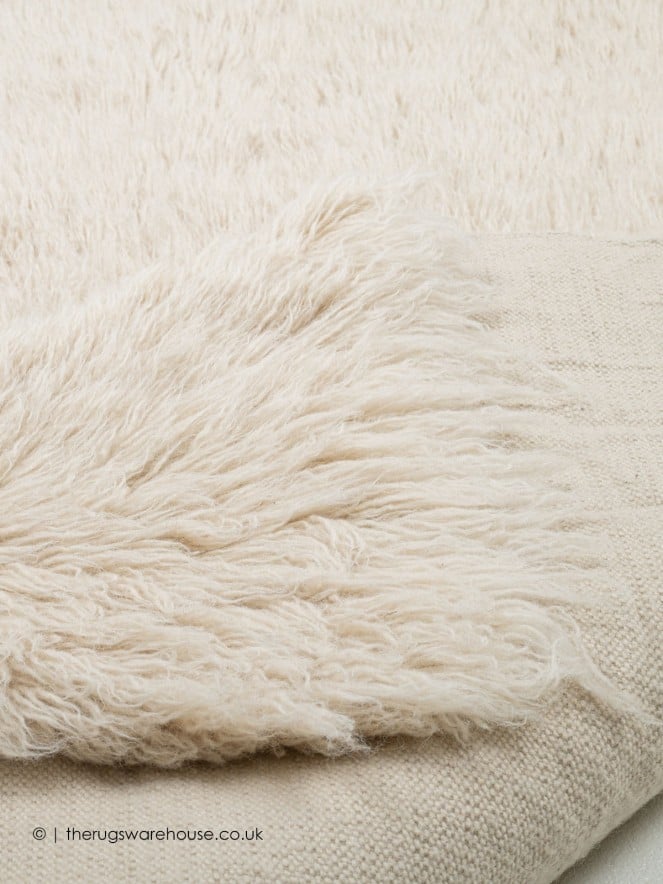 Flokati Fluffy Beige Rug - 3