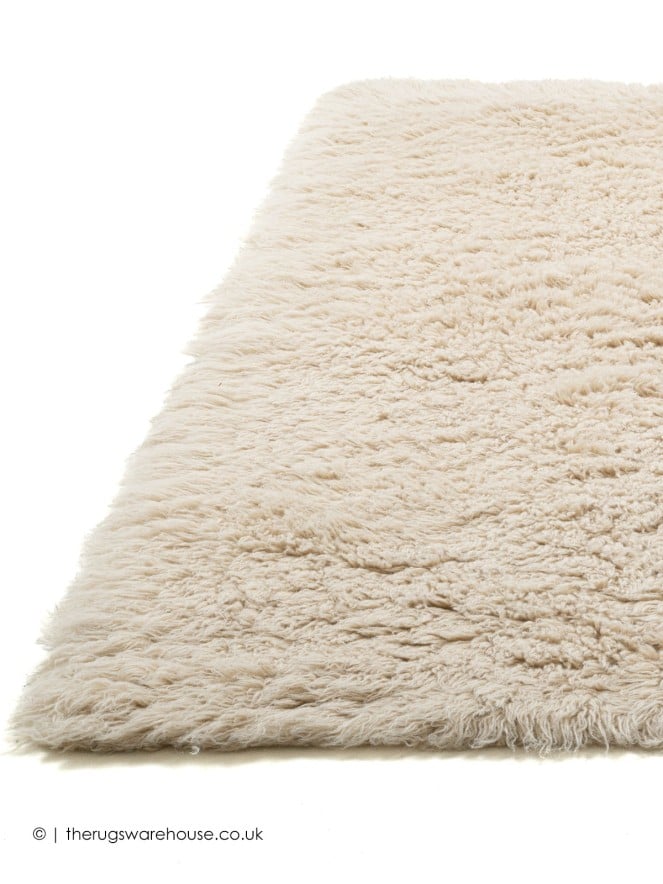 Flokati Fluffy Beige Rug - 6