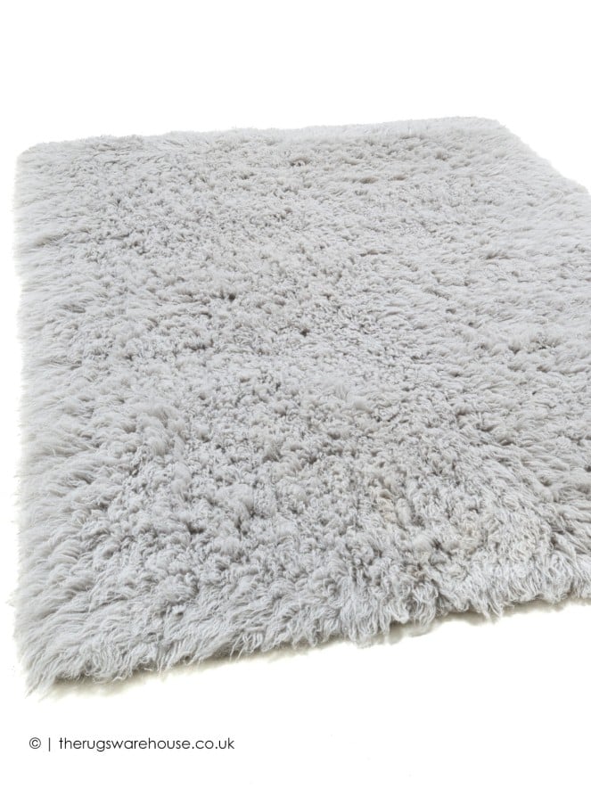 Flokati Fluffy Grey Rug - 2