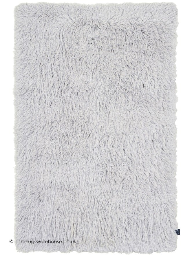 Flokati Fluffy Grey Rug - 8