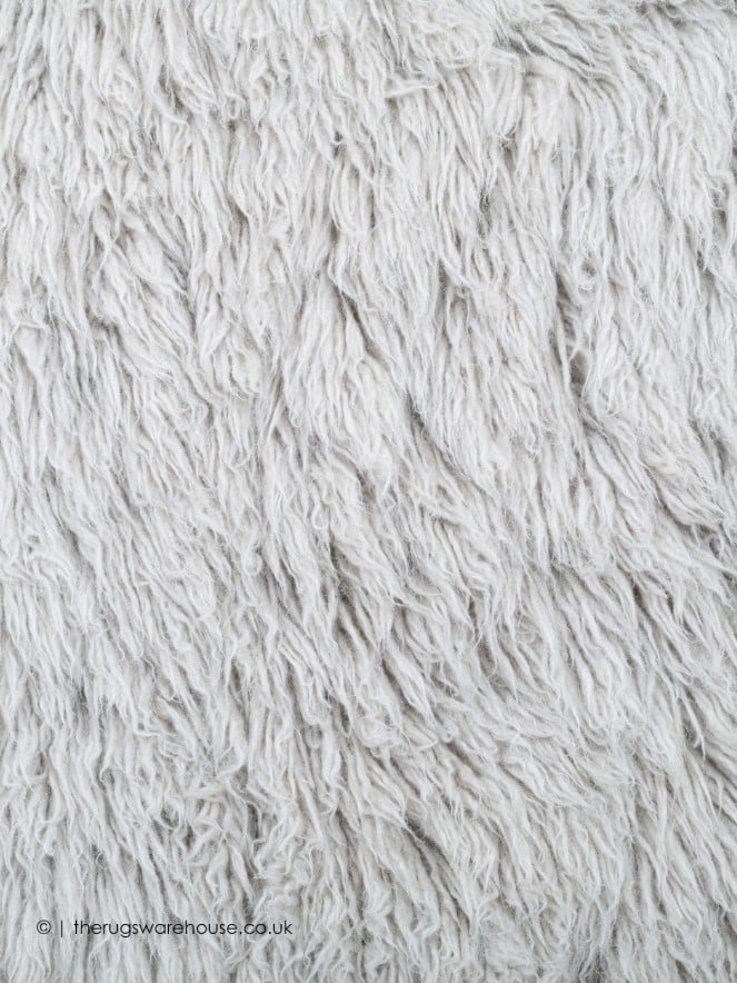 Flokati Fluffy Grey Rug - 4