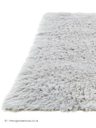 Flokati Fluffy Grey Rug - Thumbnail - 6