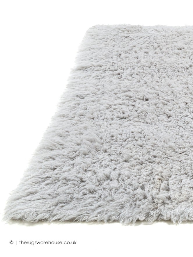 Flokati Fluffy Grey Rug - 6