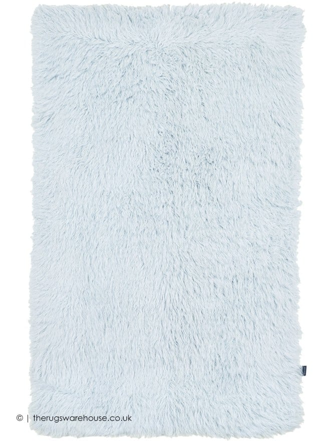 Flokati Fluffy Blue Rug - 8