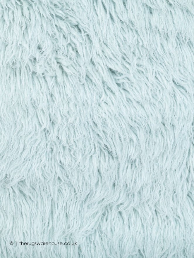 Flokati Fluffy Blue Rug - 4