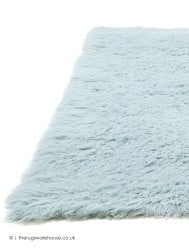 Flokati Fluffy Blue Rug - Thumbnail - 6