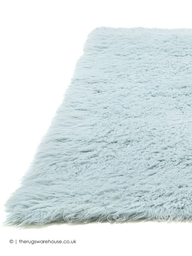 Flokati Fluffy Blue Rug - 6