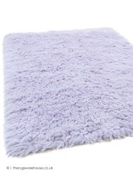 Flokati Fluffy Purple Rug - Thumbnail - 2