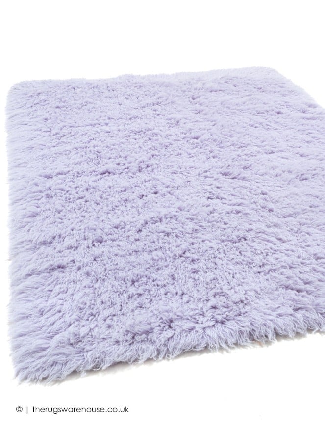 Flokati Fluffy Purple Rug - 2