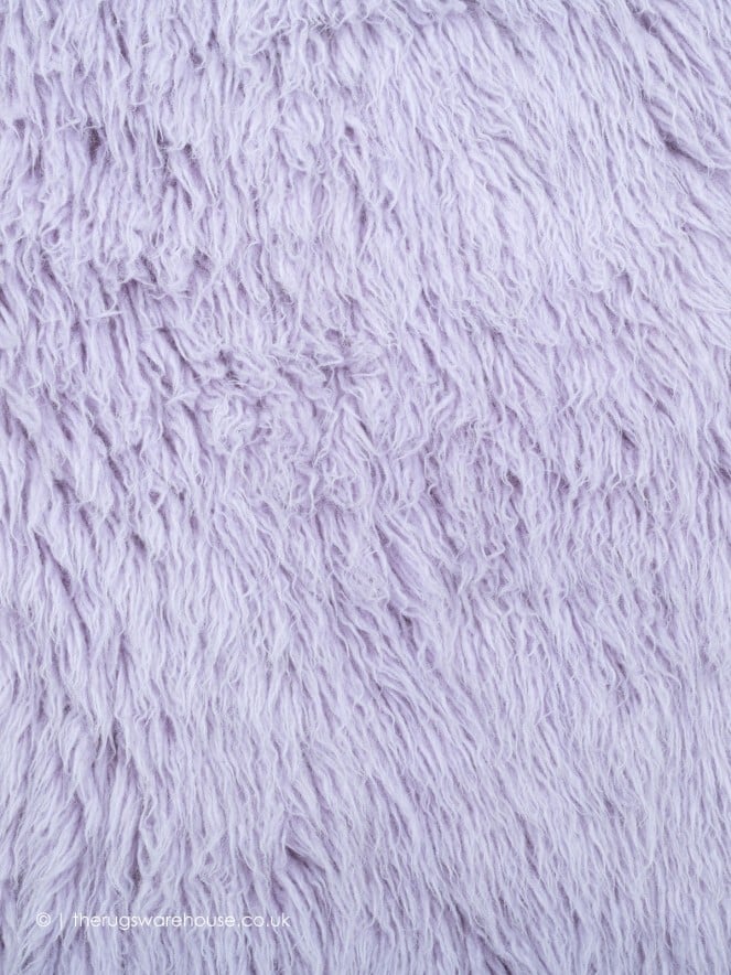 Flokati Fluffy Purple Rug - 4