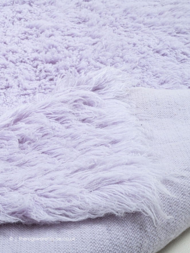 Flokati Fluffy Purple Rug - 3