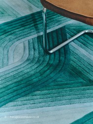 Flow Aqua Rug - Thumbnail - 4