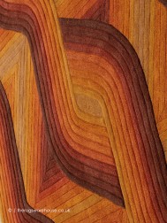 Flow Ocre Rug - Thumbnail - 5