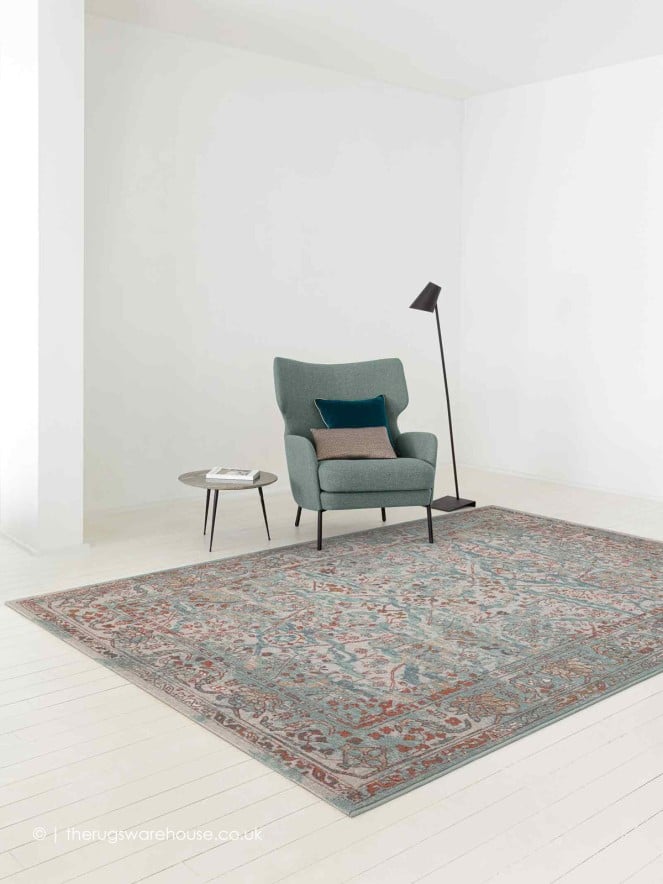 Shumka Teal Rug - 2