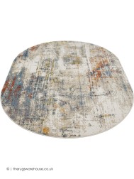 Molinos Blue Oval Rug - Thumbnail - 6