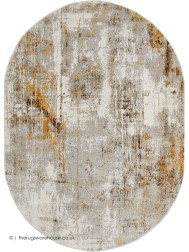 Molinos Yellow Oval Rug - Thumbnail - 7