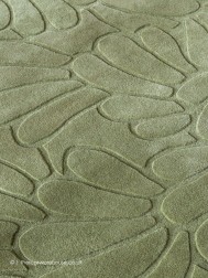 Coleby Petals Green Rug - Thumbnail - 5