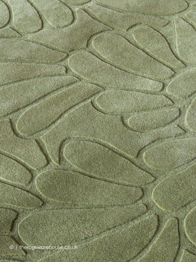 Coleby Petals Green Rug - 5