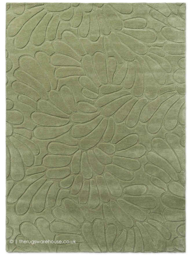 Coleby Petals Green Rug - 9