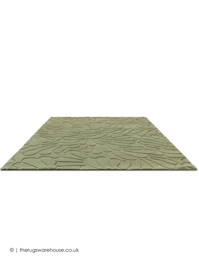 Coleby Petals Green Rug - 8