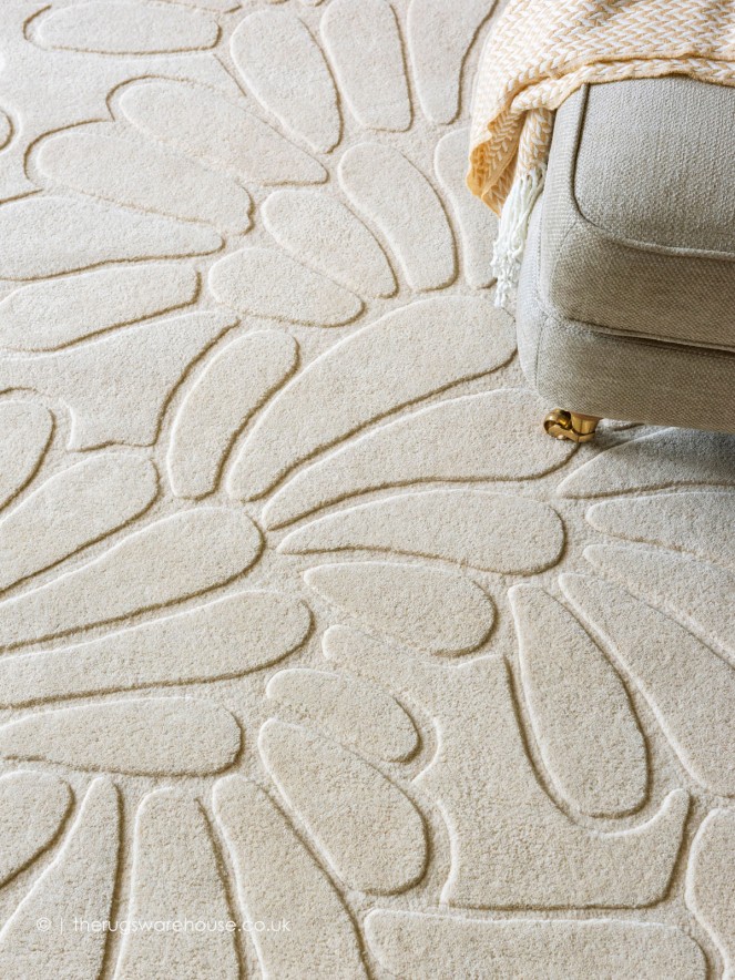 Coleby Petals Ivory Rug - 4