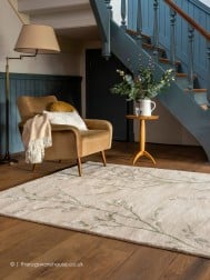 Pussy Willow Green Rug - Thumbnail - 2