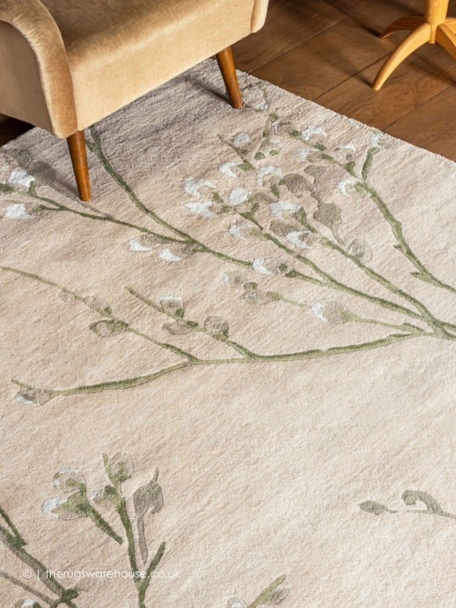 Pussy Willow Green Rug - 4