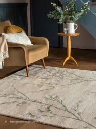 Pussy Willow Green Rug - Thumbnail - 3