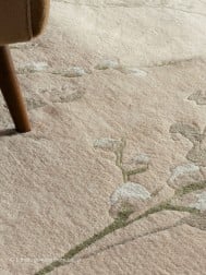 Pussy Willow Green Rug - Thumbnail - 6