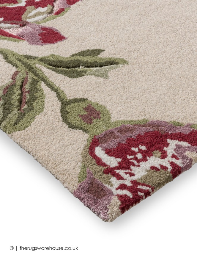 Summer Palace Cranberry Rug - 7