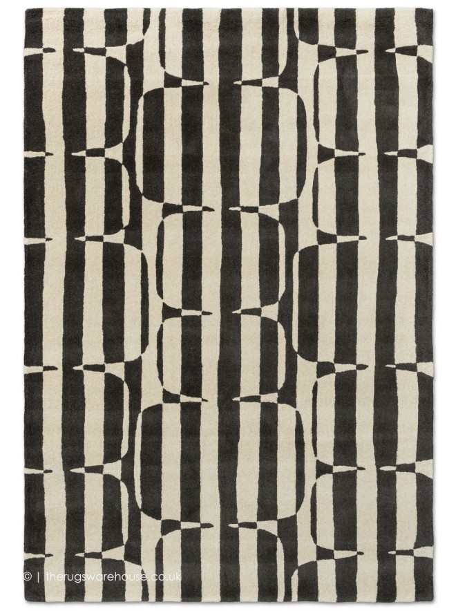 Lohko Stripe Charcoal Rug - 8