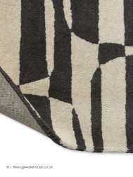 Lohko Stripe Charcoal Rug - Thumbnail - 6