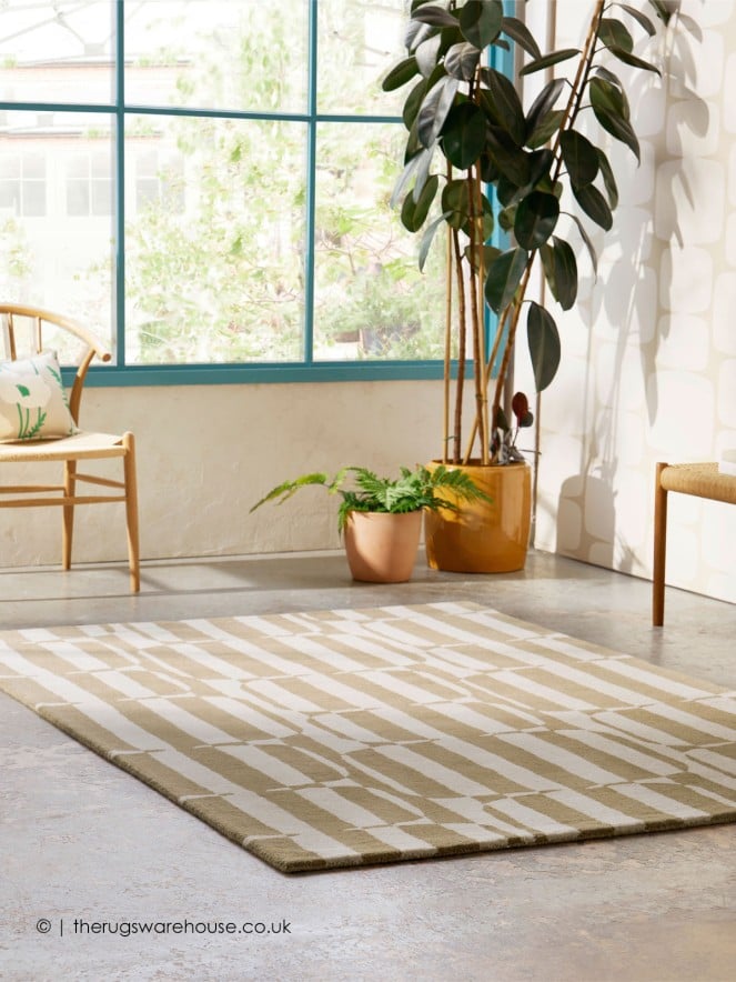 Lohko Stripe Beige Rug - 2