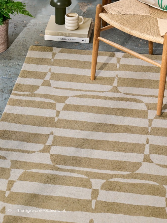 Lohko Stripe Beige Rug - 3