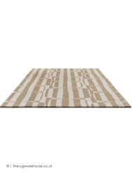 Lohko Stripe Beige Rug - Thumbnail - 6