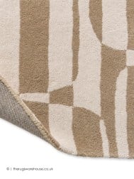 Lohko Stripe Beige Rug - Thumbnail - 5